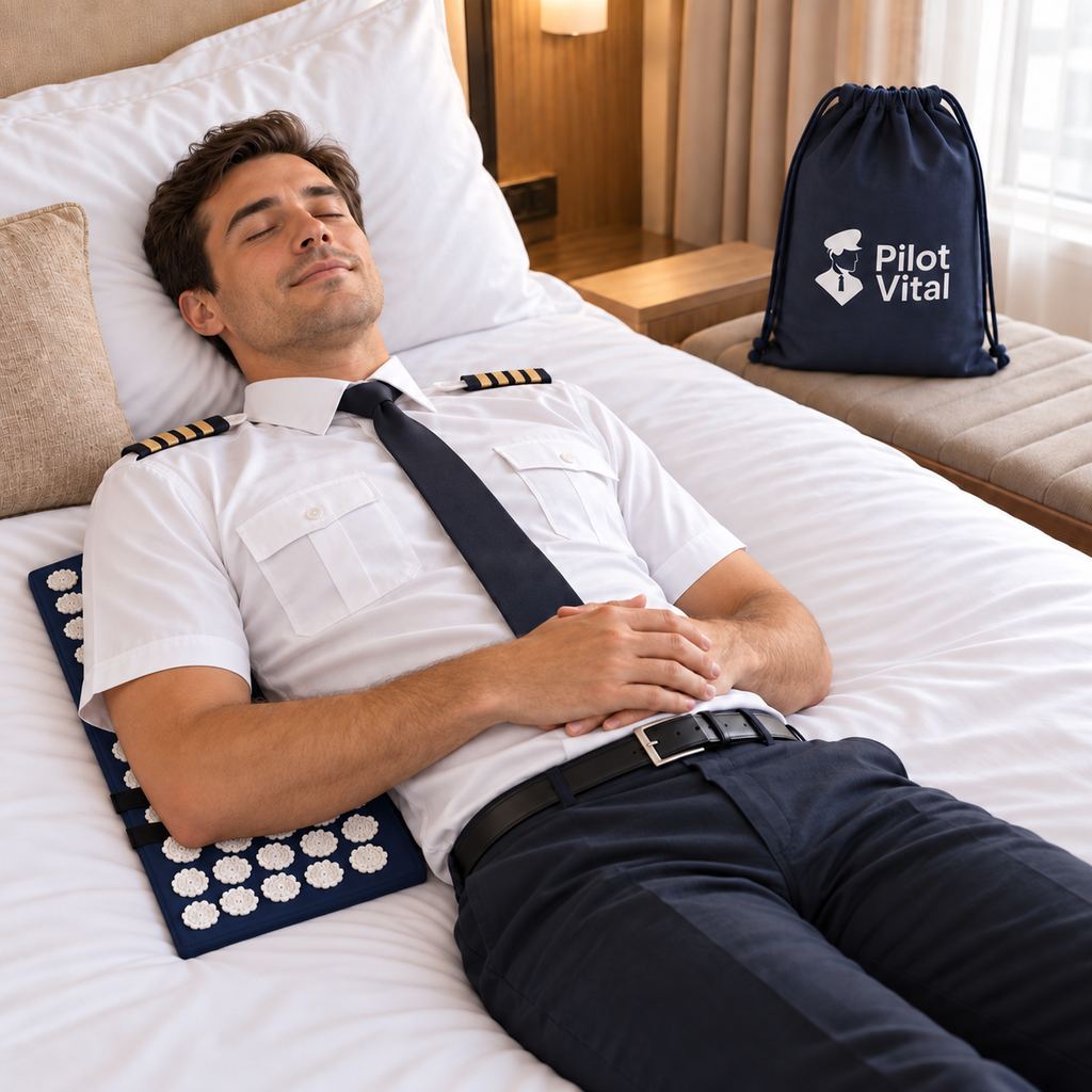 PilotVital Travel Acupressure Mat