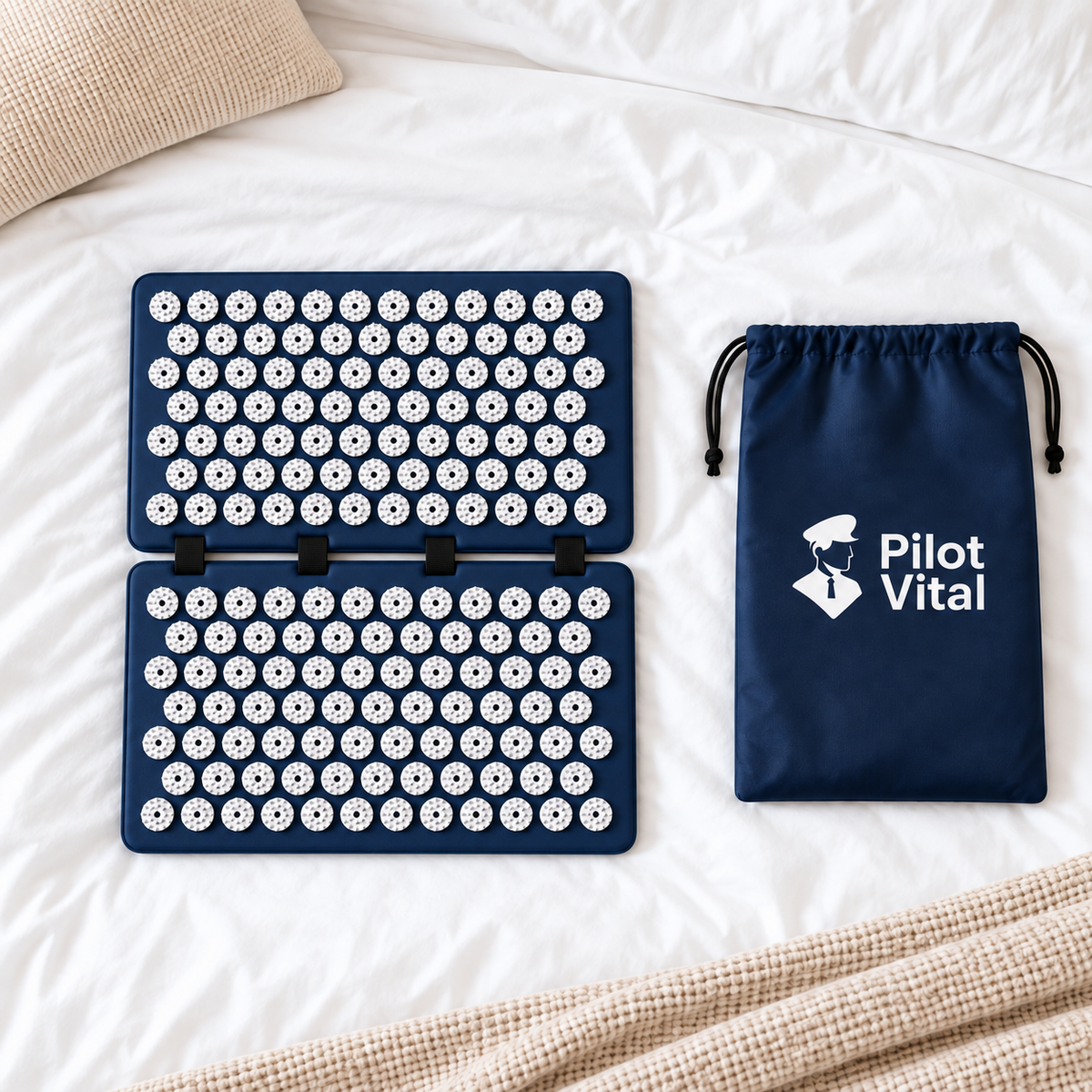 PilotVital Travel Acupressure Mat